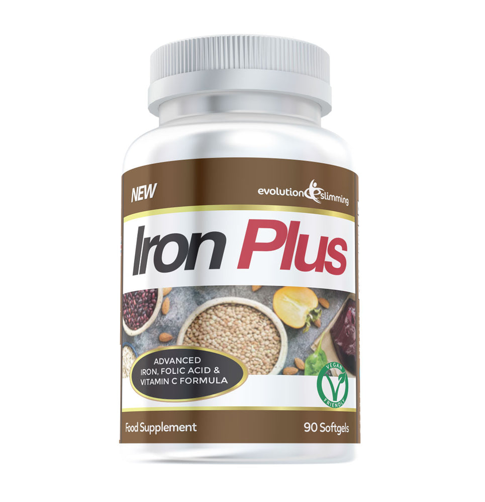 Iron Plus - Iron, Vitamin C and Folic Acid - New Advanced Softgel Formula