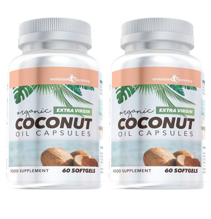 Extra Virgin Organic Coconut Oil Capsules 1,000mg