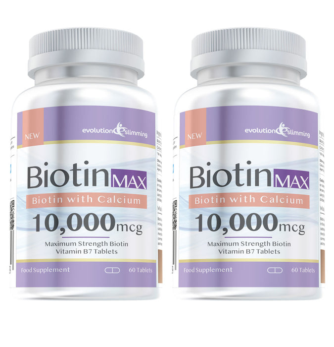 Biotin Max 10,000mcg with Calcium