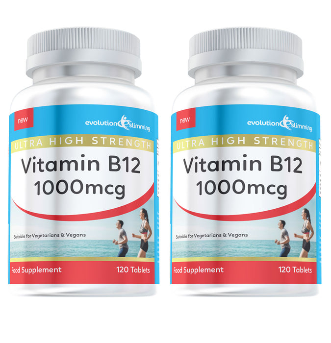 Vitamin B12 Methylcobalamin 1000mcg - 120 Tablets - Reduces Tiredness & Fatigue