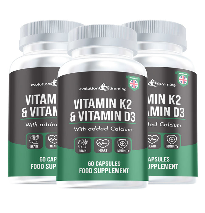 Vitamin K2+D3 with Calcium Capsules