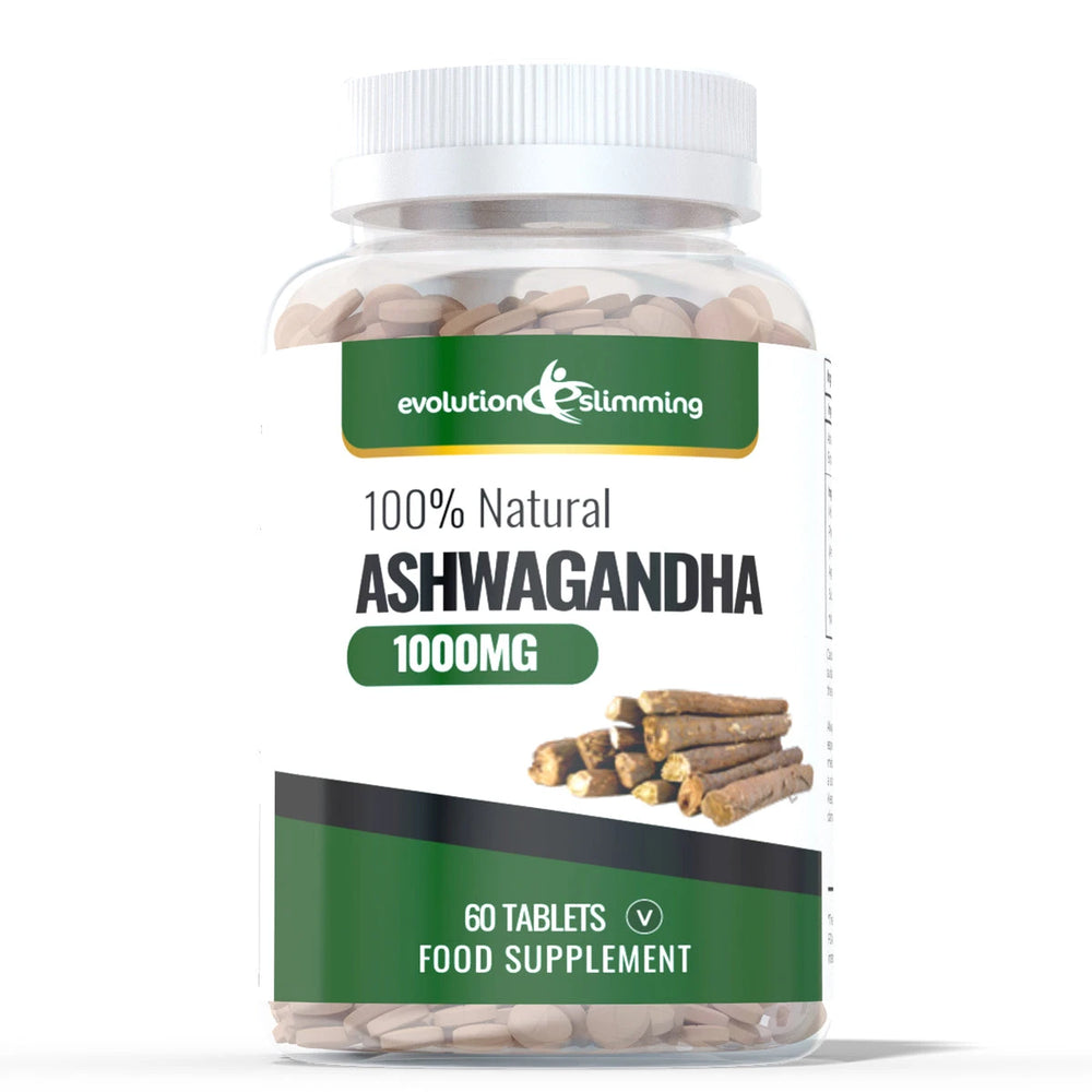 Ashwagandha 1000mg Extract - 60 Tablets - Evolution Slimming