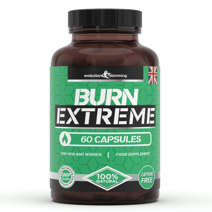 Burn Extreme High Strength Weight Loss Supplement - Caffeine-Free and Vegetarian