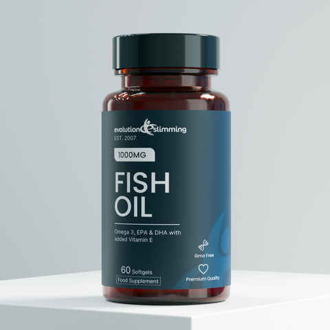 Cápsulas de aceite de pescado Omega 3 de 1000 mg: rico en EPA y DHA