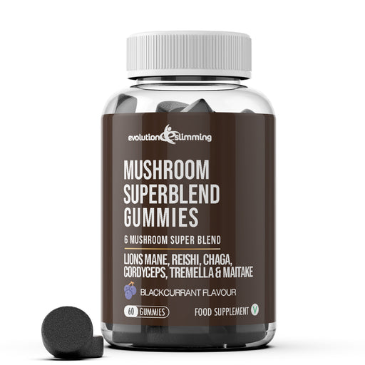 Mushroom Super Blend Gummies with Lion's Mane, Chaga, Cordyceps, Tremella, Maitake & Reishi Mushroom