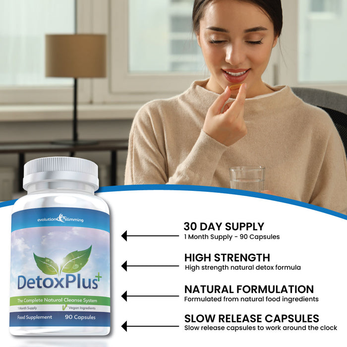 Detox Plus Complete Cleansing System: Natural Bloating Relief and Digestive Support