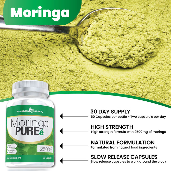 Moringa Pure Capsules 2500mg