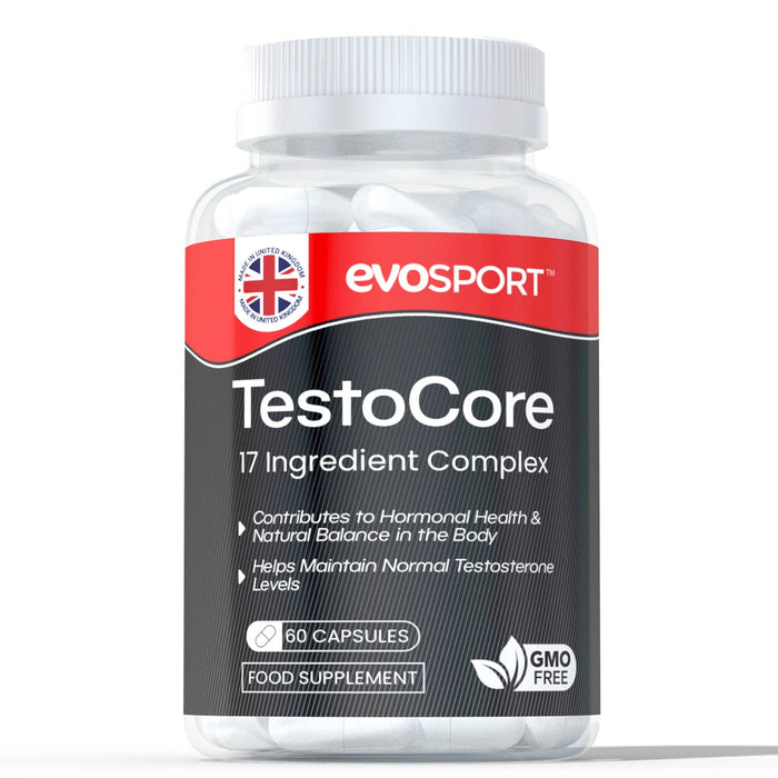 TestoCore - 17 Ingredient Complex for natural testosterone support Evolution Slimming