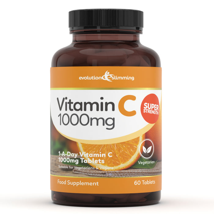 Vitamin C 1000mg Tablets, Suitable for Vegetarians & Vegans