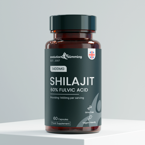 Shilajit Cápsulas 1400 mg Shilajit con 60% de ácido fúlvico Cápsulas de alta resistencia